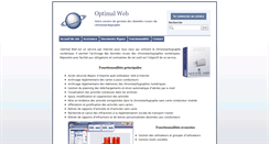 Desktop Screenshot of optimalweb.eu